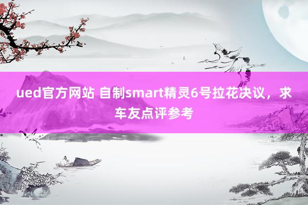 ued官方网站 自制smart精灵6号拉花决议，求车友点评参考