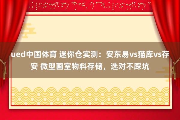 ued中国体育 迷你仓实测：安东易vs猫库vs存安 微型画室物料存储，选对不踩坑