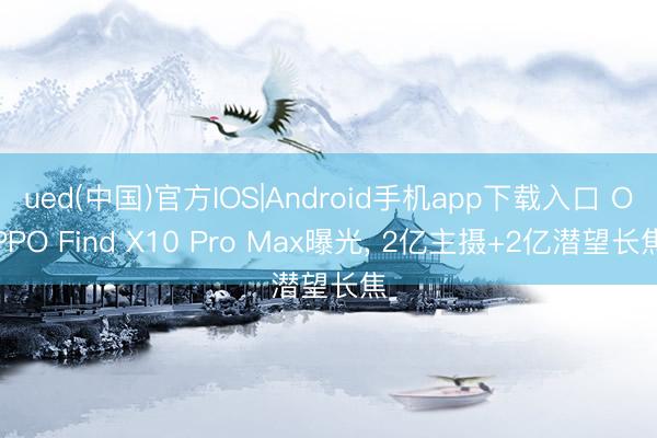 ued(中国)官方IOS|Android手机app下载入口 OPPO Find X10 Pro Max曝光, 2亿主摄+2亿潜望长焦