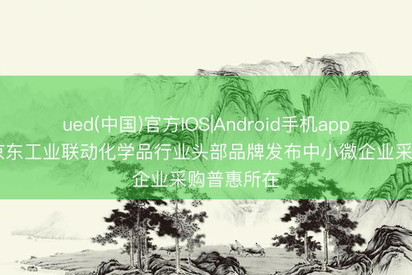 ued(中国)官方IOS|Android手机app下载入口 京东工业联动化学品行业头部品牌发布中小微企业采购普惠所在