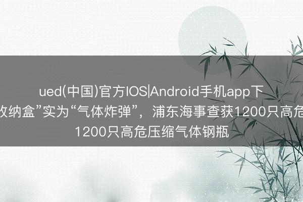 ued(中国)官方IOS|Android手机app下载入口 “塑料收纳盒”实为“气体炸弹”，浦东海事查获1200只高危压缩气体钢瓶